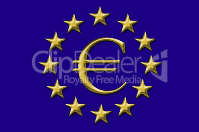 Euro Europa Fahne