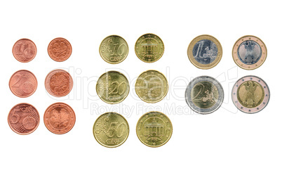 Euro coins