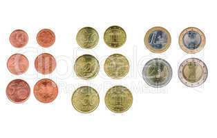 Euro coins