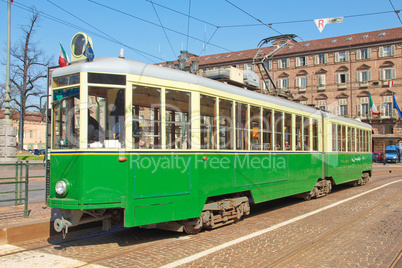 Old tram in Turin
