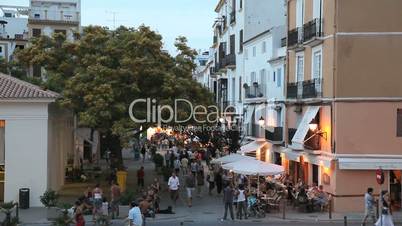 Street Scene Ibiza City