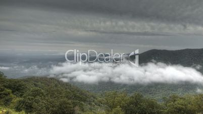 Blue Ridge Parkway Time lapse