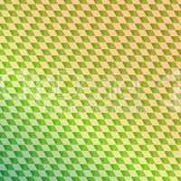Retro green squared abstract background