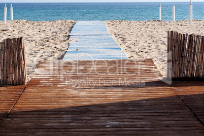 wooden walkway