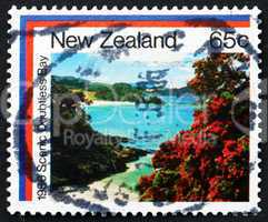 Postage stamp New Zealand 1986 View of Doubtless Bay