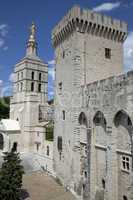 Papstpalast in Avignon, Frankreich