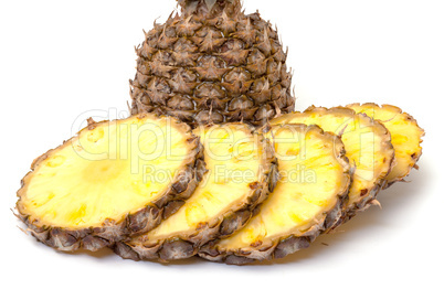 Slice Ripe Pineapple Fruit