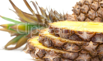 Slice Ripe Pineapple Fruit