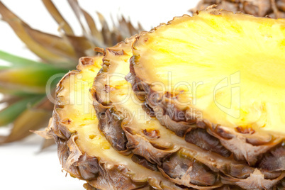 Slice Ripe Pineapple Fruit