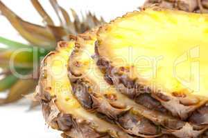 Slice Ripe Pineapple Fruit