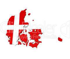 Denmark 3d image
