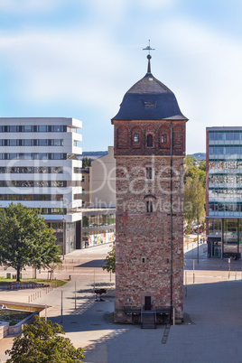 Red Tower of Chemnitz in Saxony