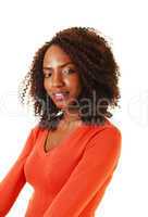 Portrait of black girl.