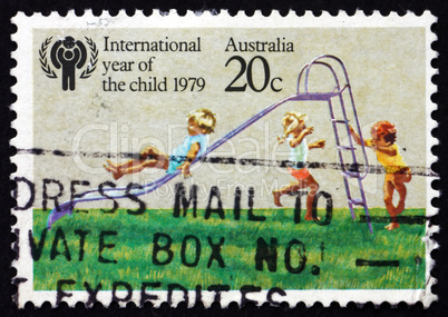 Postage stamp Australia 1979 Children Playing