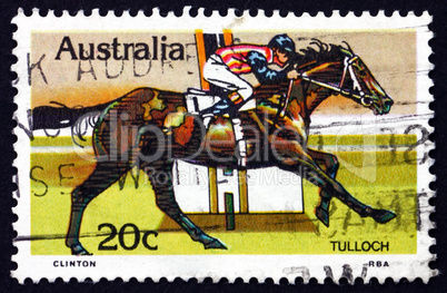 Postage stamp Australia 1978 Tulloch, Race Horse