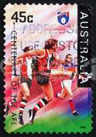 Postage stamp Australia 1996 St. Kilda Saints, Football Team