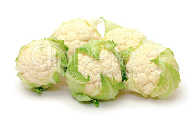 Several Heads of Cabbage Cauliflower
