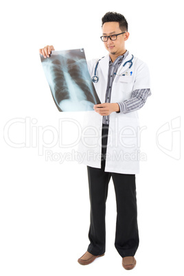 Checking on x-ray image