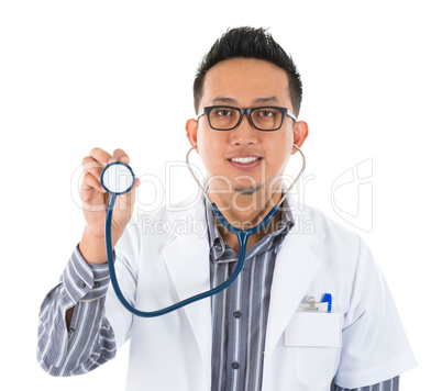 Southeast Asian medical doctor