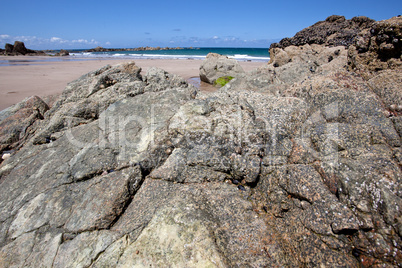 Strand in der Betagne