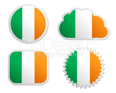 Fahne Irland Sticker