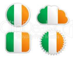 Fahne Irland Sticker