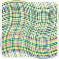 Abstract background with curved waves. Vector illustration.