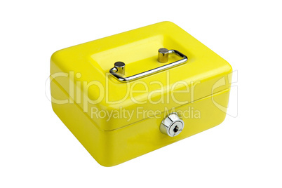 Yellow metal box