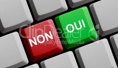 Non Oui / Ja nein online