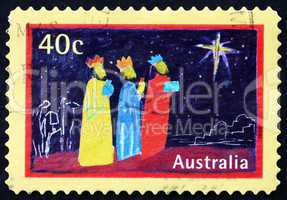 Postage stamp Australia 1998 Magi and Star, Christmas