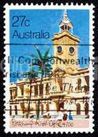 Postage stamp Australia 1982 Rockhampton Post Office, 1892