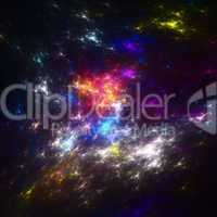 Cosmic abstract background