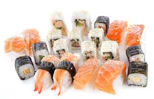 assortment sushi