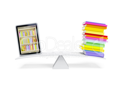 online library in the tablet