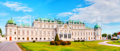 Belvedere palace in Vienna, Austria