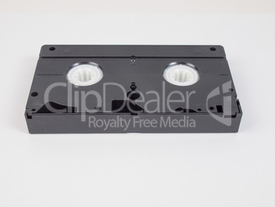 VHS tape cassette