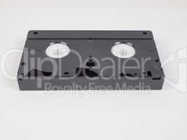 VHS tape cassette