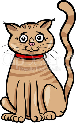 female cat cartoon illustration