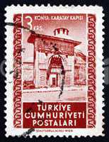 Postage stamp Turkey 1952 Karatay Gate, Konya