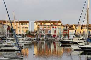 Port Grimaud, Wasserspiegelung, Cote d'Azur, Provence, Südfrankreich