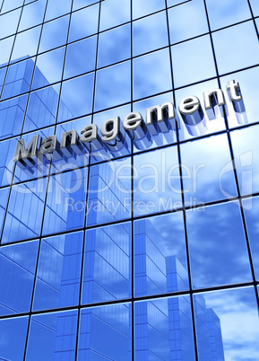 Blaue Fassade - Management 2