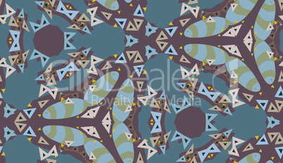 Kaleidescope Triangle Pattern