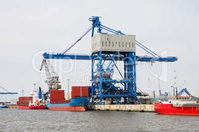 Port of Rostock. Germany