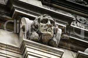 Reichsbankgebäude in Hameln (Detail)