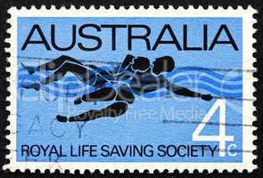 Postage stamp Australia 1966 Rescue