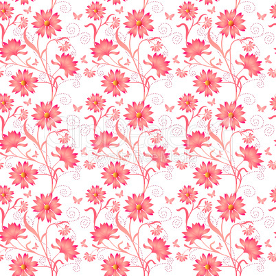 Elegance Seamless color pattern on background, vector illustrati