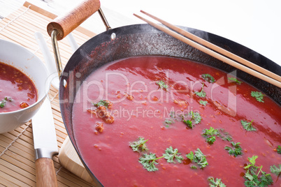 Chinese tomato soup