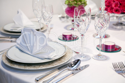 Elegant dinner party