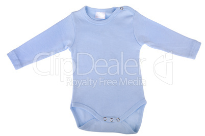 Blue cotton baby Outfit with long Sleeves