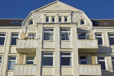 Gründerzeitgebäude in Kiel, Deutschland